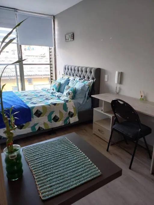 Apartaestudio Chapinero Balcon Lägenhet Bogotá