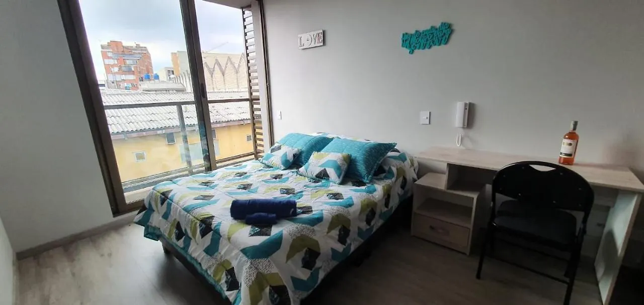 Apartaestudio Chapinero Balcon Lägenhet Bogotá Colombia